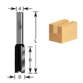 Router Bit - 3/16 D x 3/4 CH x 1/4 Inch SHK - Carbide Tipped Straight Plunge 100 -14