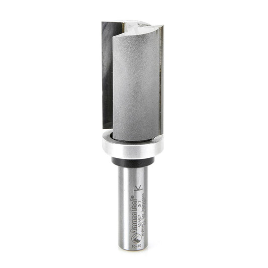 Router Bit - 1 Inch D x 1-3/4 CH x 1/2 SHK - Carbide Tipped Flush Trim Plunge 45467