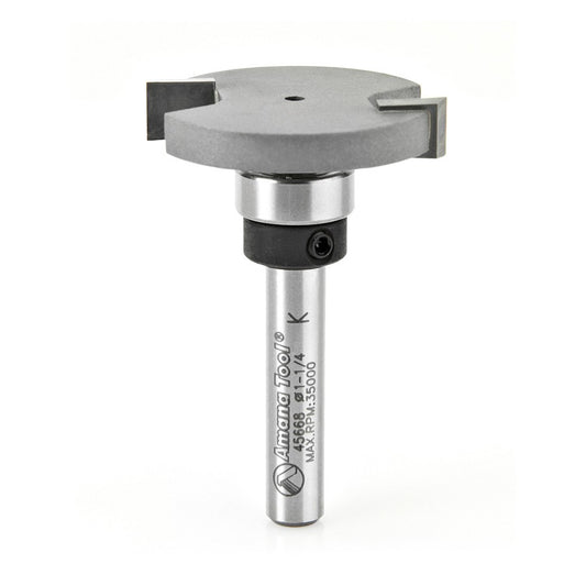 Router Bit - 1-1/4 D x 1/4 CH x 1/4 Inch SHK - Flooring Straight Dedicated Cutter 45668