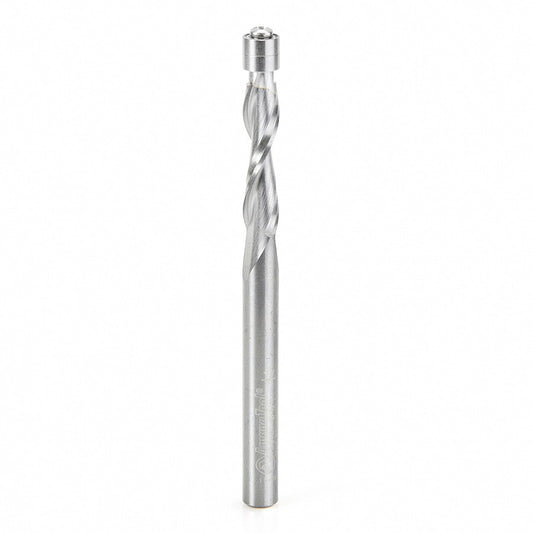 Router Bit - 1/4 D x 1 CH x 1/4 SHK x 3 Inch Long - Solid Carbide UltraTrim Spiral  46197