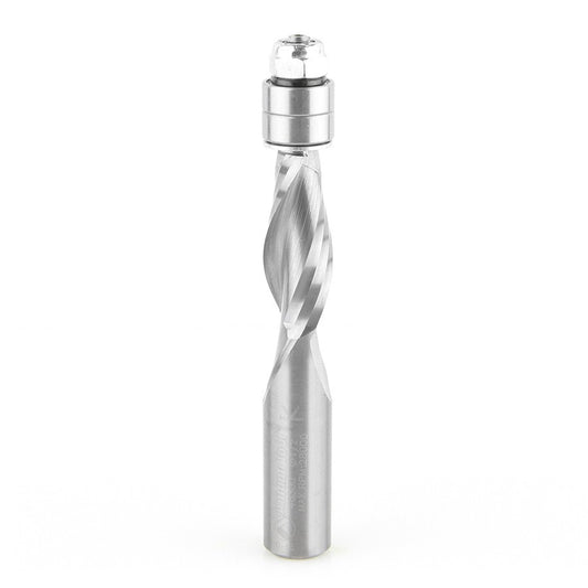 Router Bit - 1/2 D x 1-1/4 CH x 1/2 SHK x 4 L - Solid Carbide UltraTrim Spiral 46300